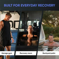 Cold Plunge System Built to Support Daily Recovery, Iceless Cooling, 90 Gallon Capacity, LLDPE Construction