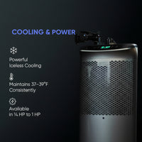 Cold Plunge System Built to Support Daily Recovery, Iceless Cooling, 90 Gallon Capacity, LLDPE Construction