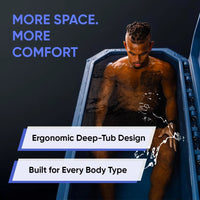 Cold Plunge System Built to Support Daily Recovery, Iceless Cooling, 90 Gallon Capacity, LLDPE Construction