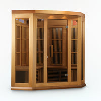 Infrared Sauna Built for Home Recovery, Canadian Red Cedar, FAR Heating Panels, 2320W Power